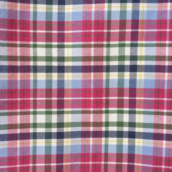 Ralph Lauren Classic Preppy Plaid Long Sleeve Button Down Shirt Hot Pink XL - Picture 6 of 12